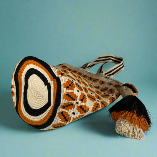 Wayuu Tote yellow flowers