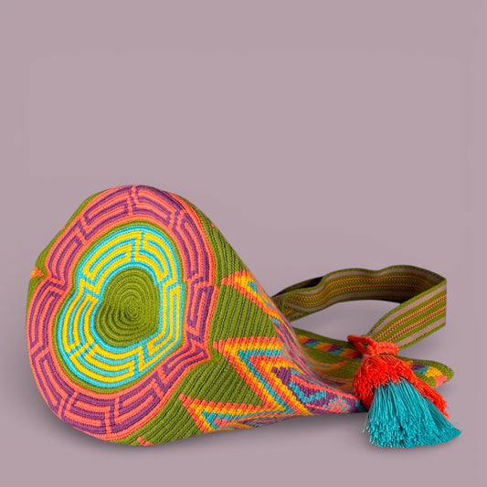 Tote • Pistachio Neon Diamonds