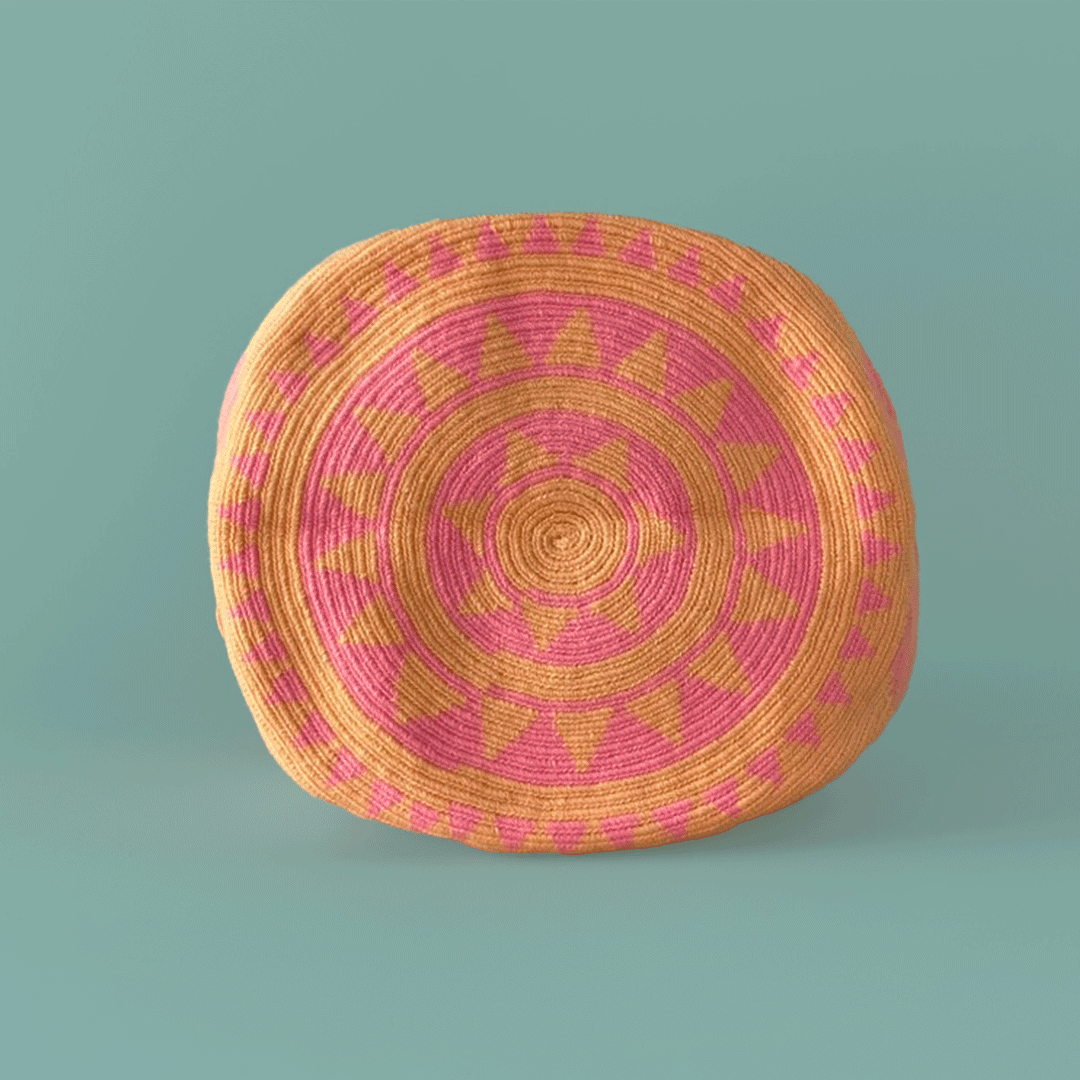 Wayuu Shoulder bag pink pink