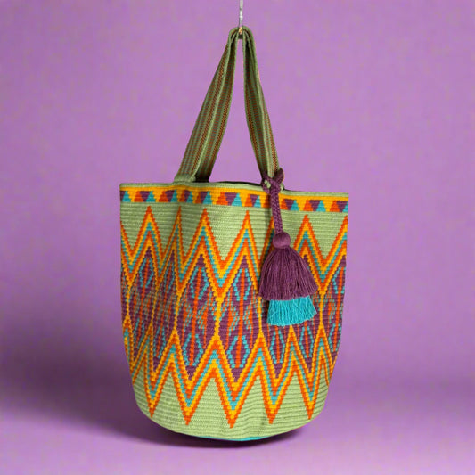 Wayuu Tote set on the ground
