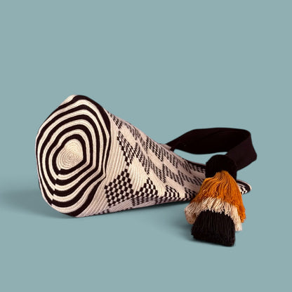 Tote • Natural Black Checkered Diamonds