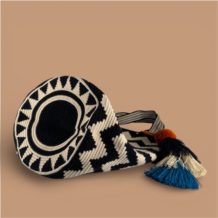 Tote • Black Natural Chevron