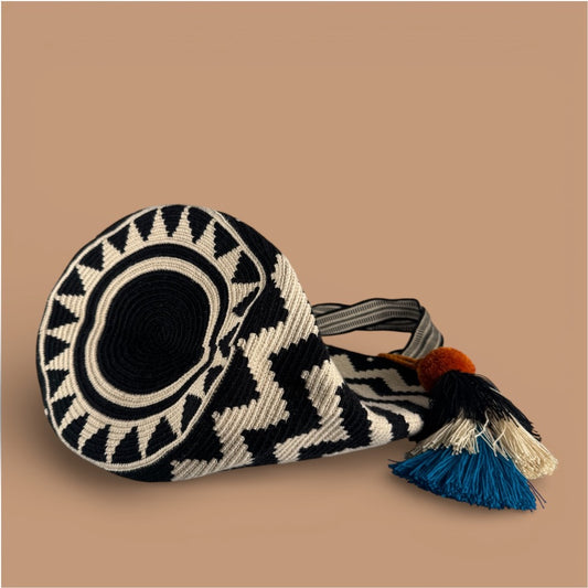 Tote • Black Natural Chevron