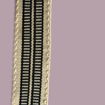 Tote • Natural Black Linear Diamonds