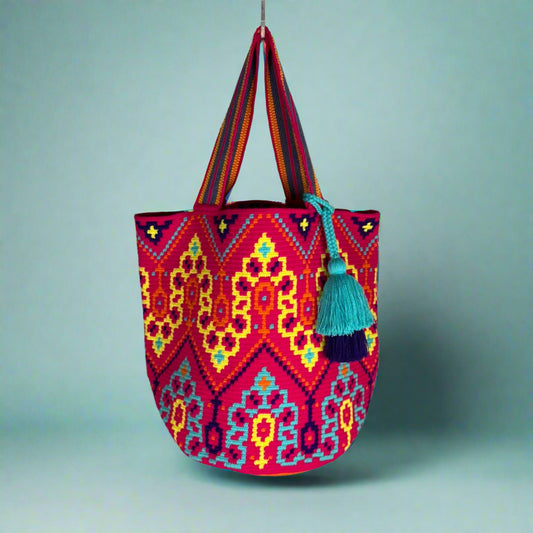 Wayuu Tote set on the ground