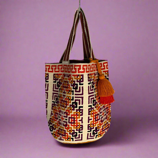 Wayuu Tote set on the ground