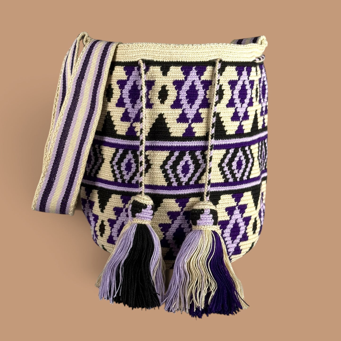 Mochila · Natural Purple Black Community Support Symbol