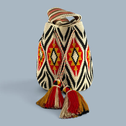 Mochila · Black Chevron Red Gold Community Symbol