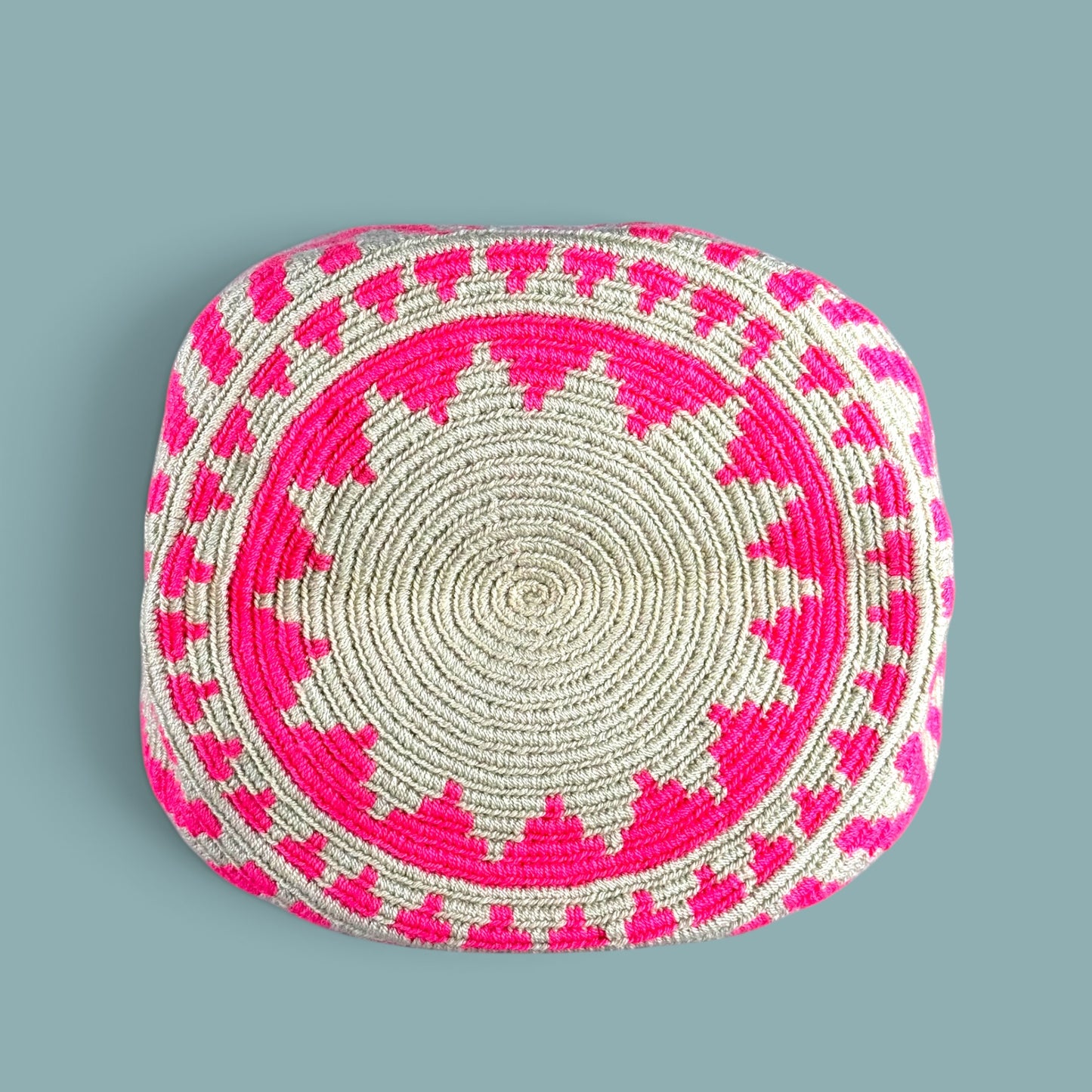 Mochila · Natural Neon Pink Diamond Paths