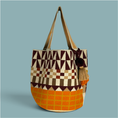 Tote • Natural Gold Brown Journey