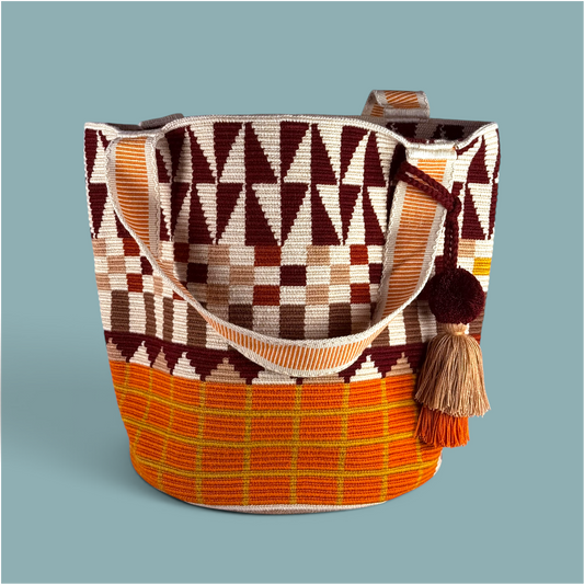 Tote • Natural Gold Brown Journey