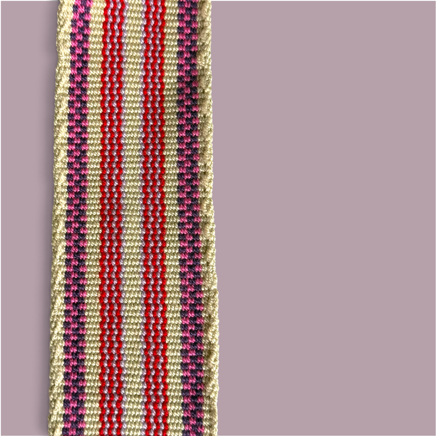 Tote • Natural Red Purple Pink Eyes