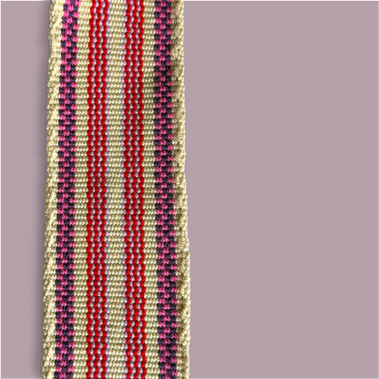 Tote • Natural Red Purple Pink Eyes