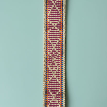 Wayuu Tote Bag punch needle beige cat