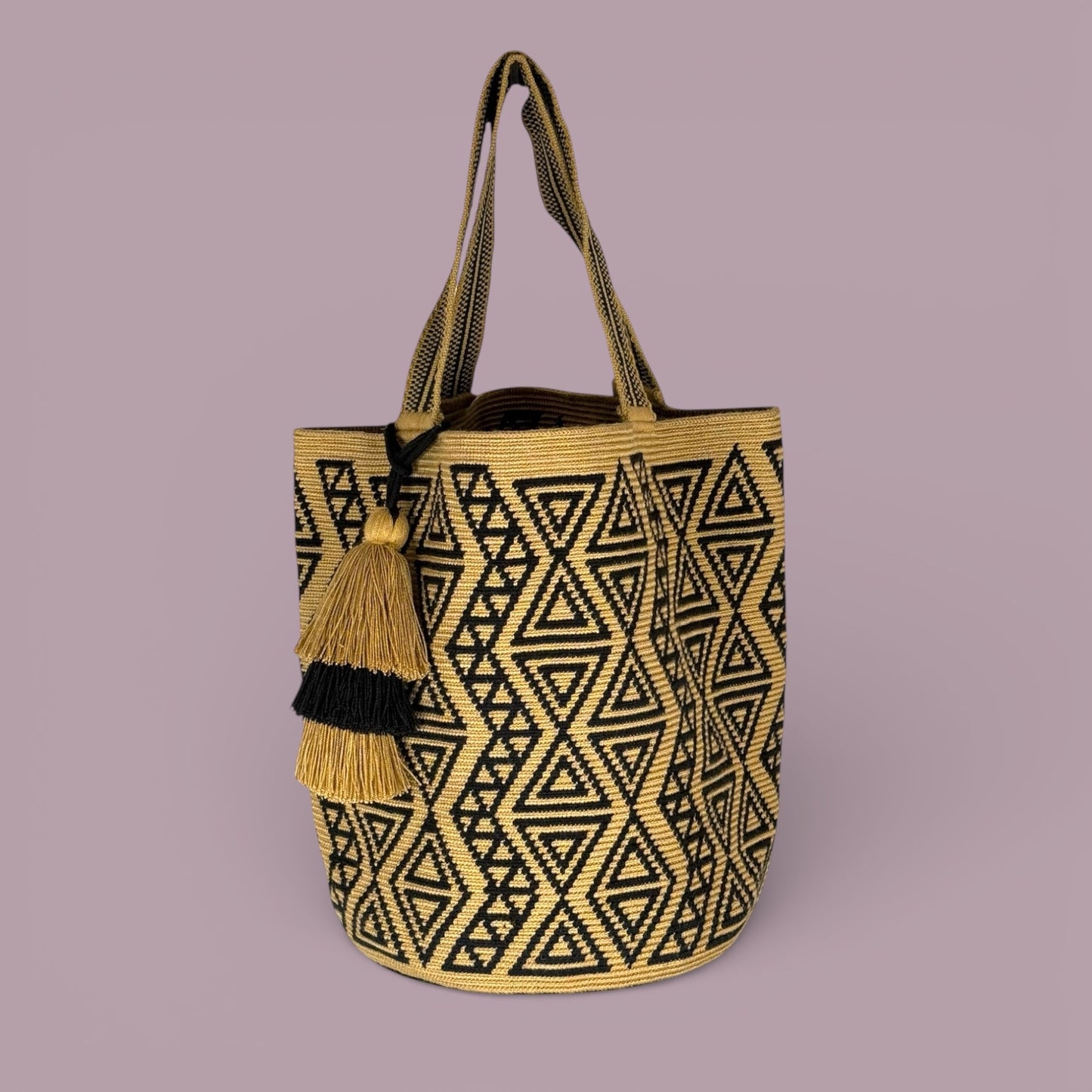 Tote • Latte Back Triangle Trails