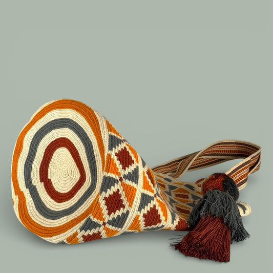 Tote • Natural Grey Ochre Diamonds