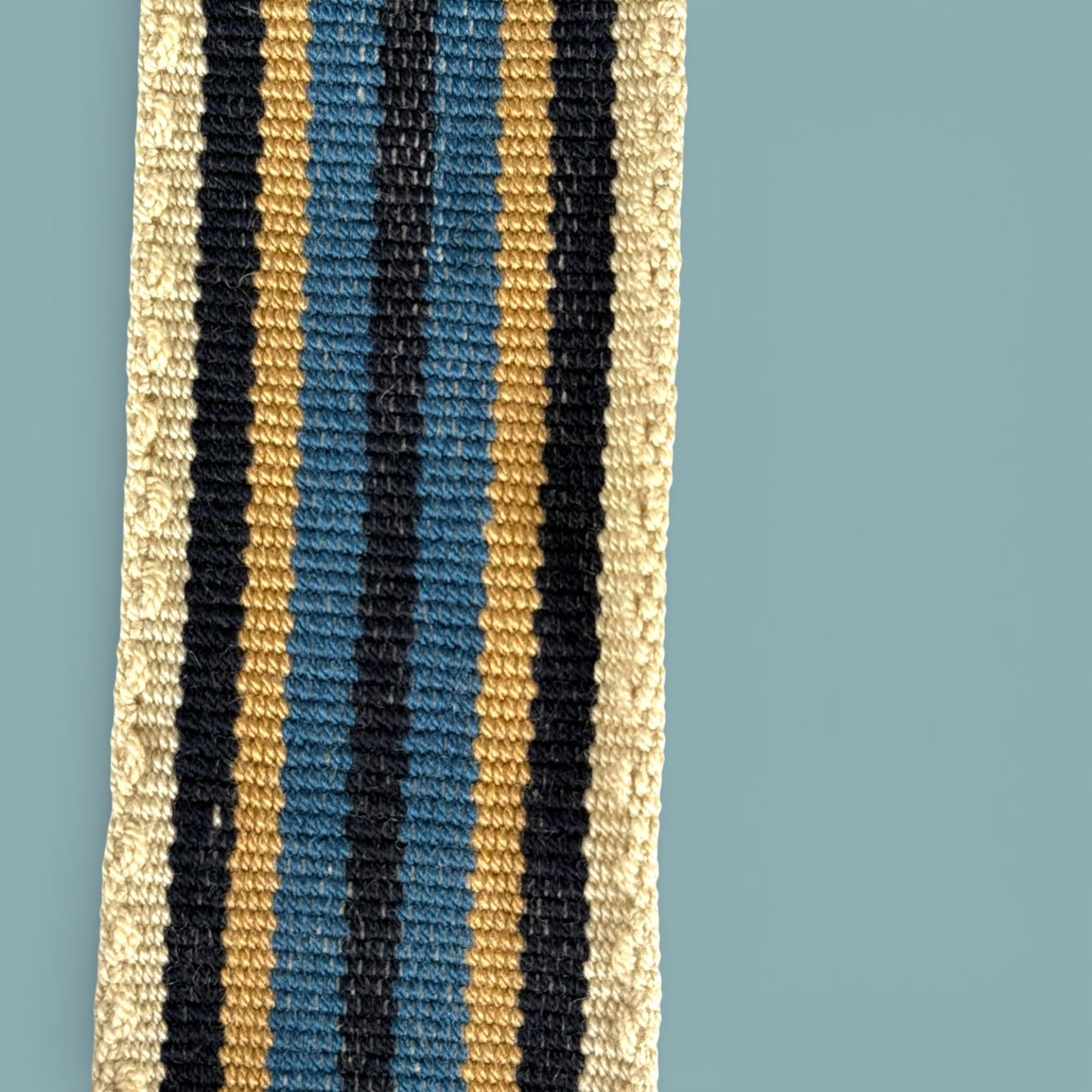 Tote • Natural Blue Latte Grid