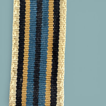 Tote • Natural Blue Latte Grid