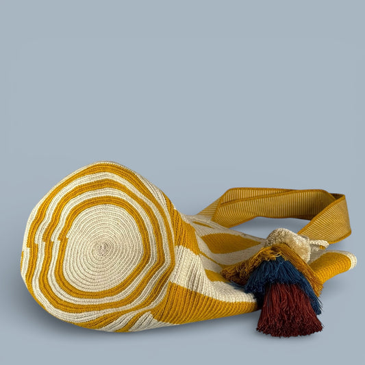 Tote • Gold Natural Offset Bands