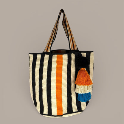 Tote • Natural Black Ochre Bands