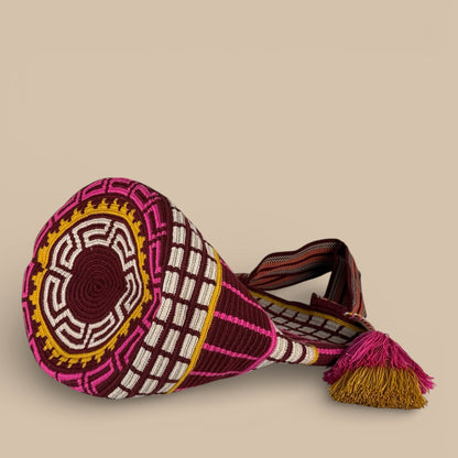Tote · Burgundy Line Path