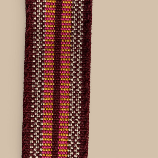 Tote · Burgundy Line Path