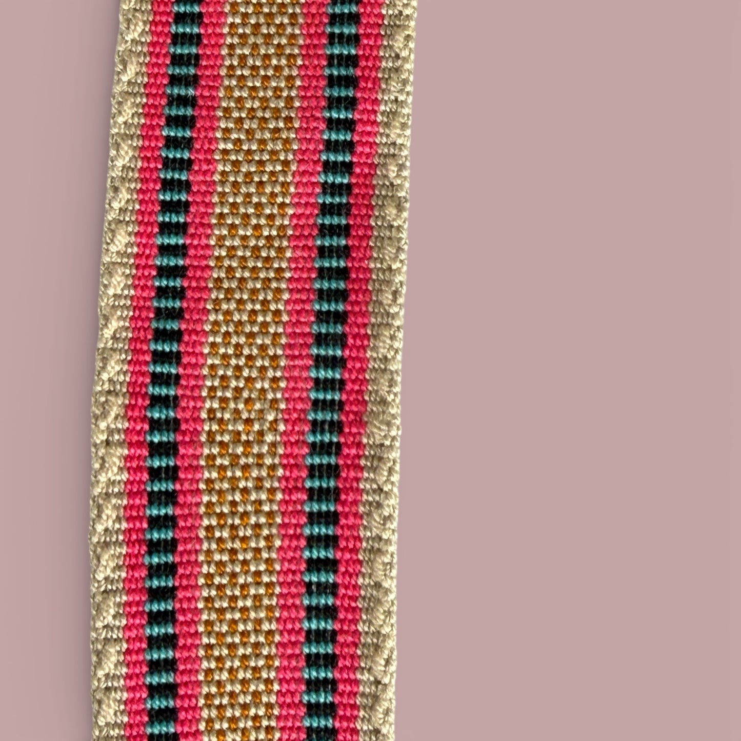 Tote · Natural Pink Triangle Path