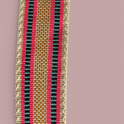 Tote · Natural Pink Triangle Path