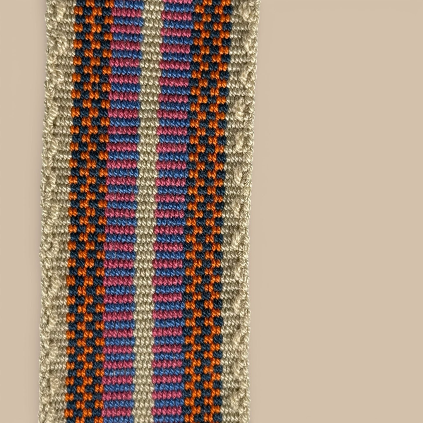 Mochila · Natural Orange & Blue Blossom Diamond