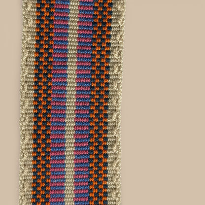 Mochila · Natural Orange & Blue Blossom Diamond