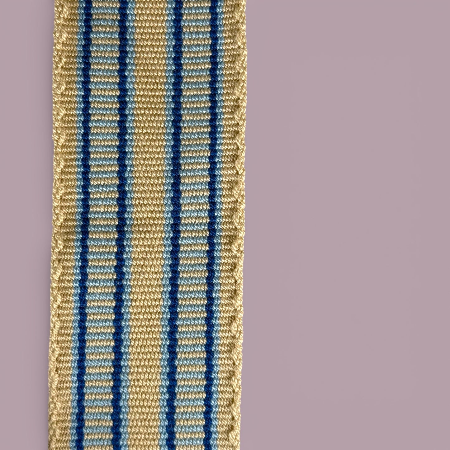 Mochila · Natural Blue Celeste Geometry