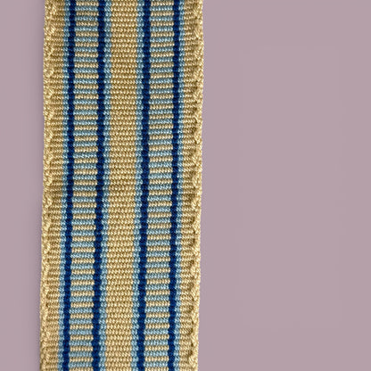 Mochila · Natural Blue Celeste Geometry