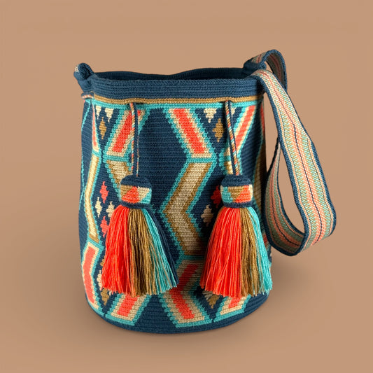 Mochila · Blue Guava Teal Diamond