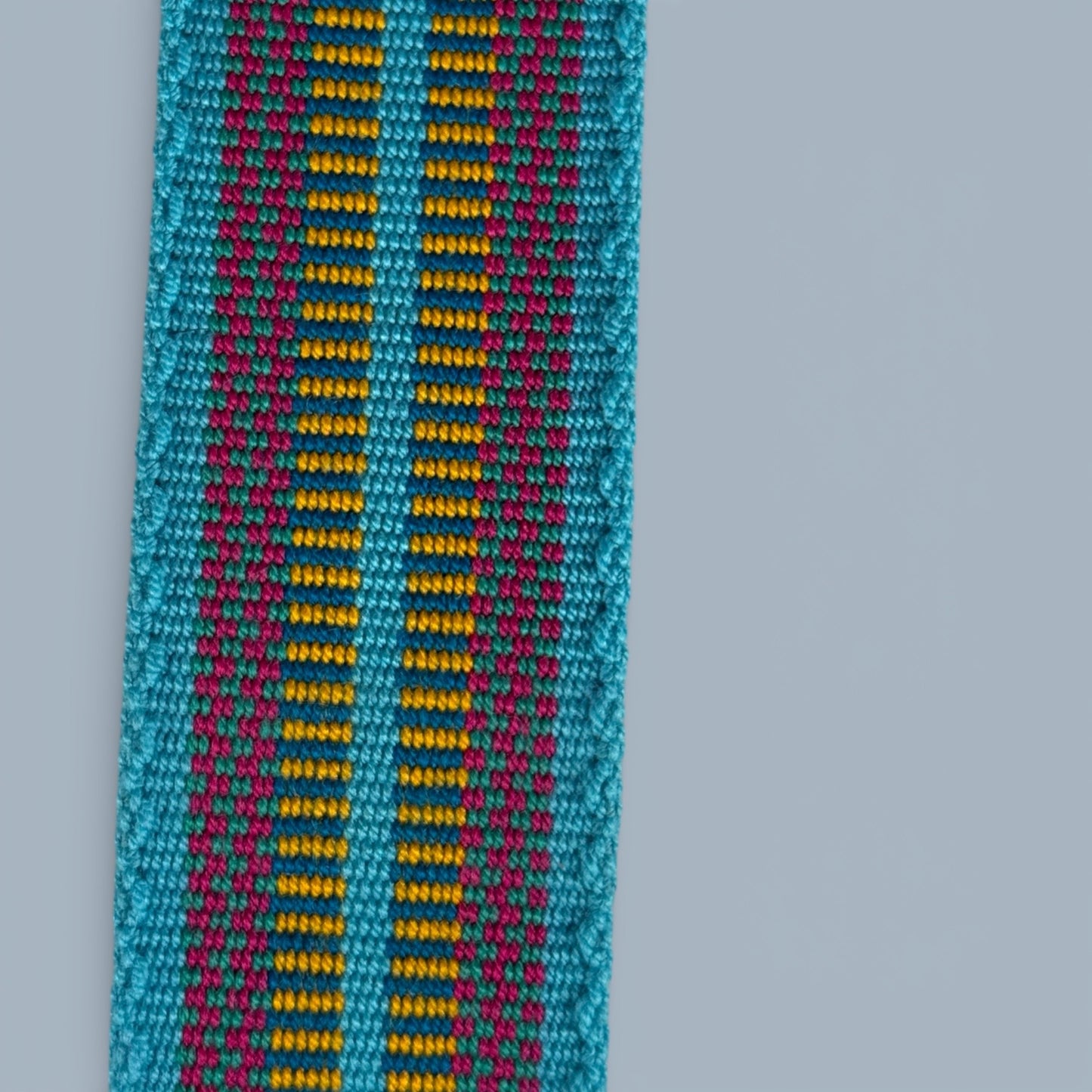 Mochila · Turquoise Yellow & Green Diamond Pattern