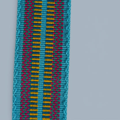 Mochila · Turquoise Yellow & Green Diamond Pattern