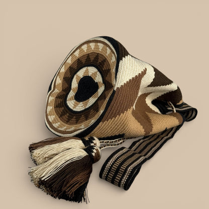 Mochila · Brown & Black Chevron