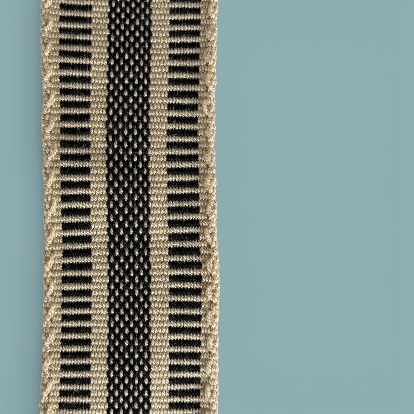 Mochila · Natural Black Layered Chevron