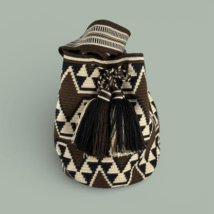 Mochila · Black Brown Protection Symbol